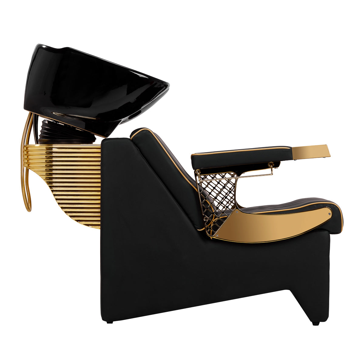 Gabbiano barber vaskestol Marcus guld sort