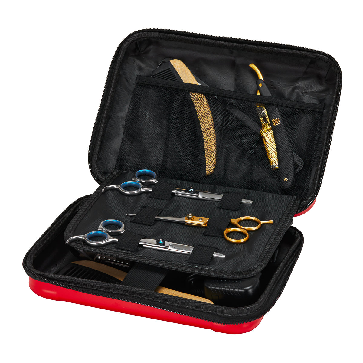 Barberfrisørtaske rød