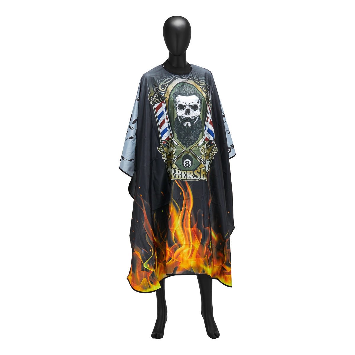 Frisørkappe med elastikbånd J-455