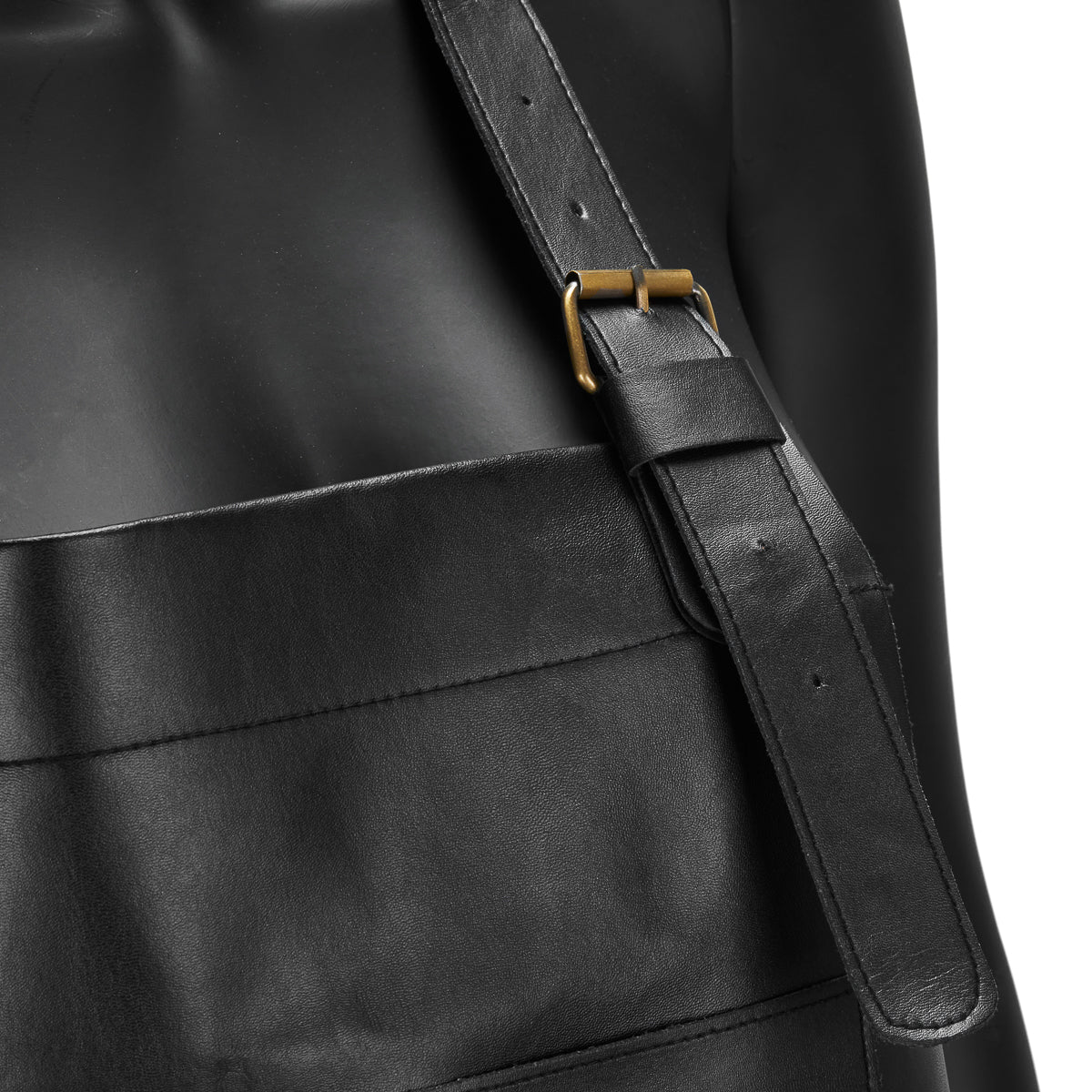 Sort forklæde K-508