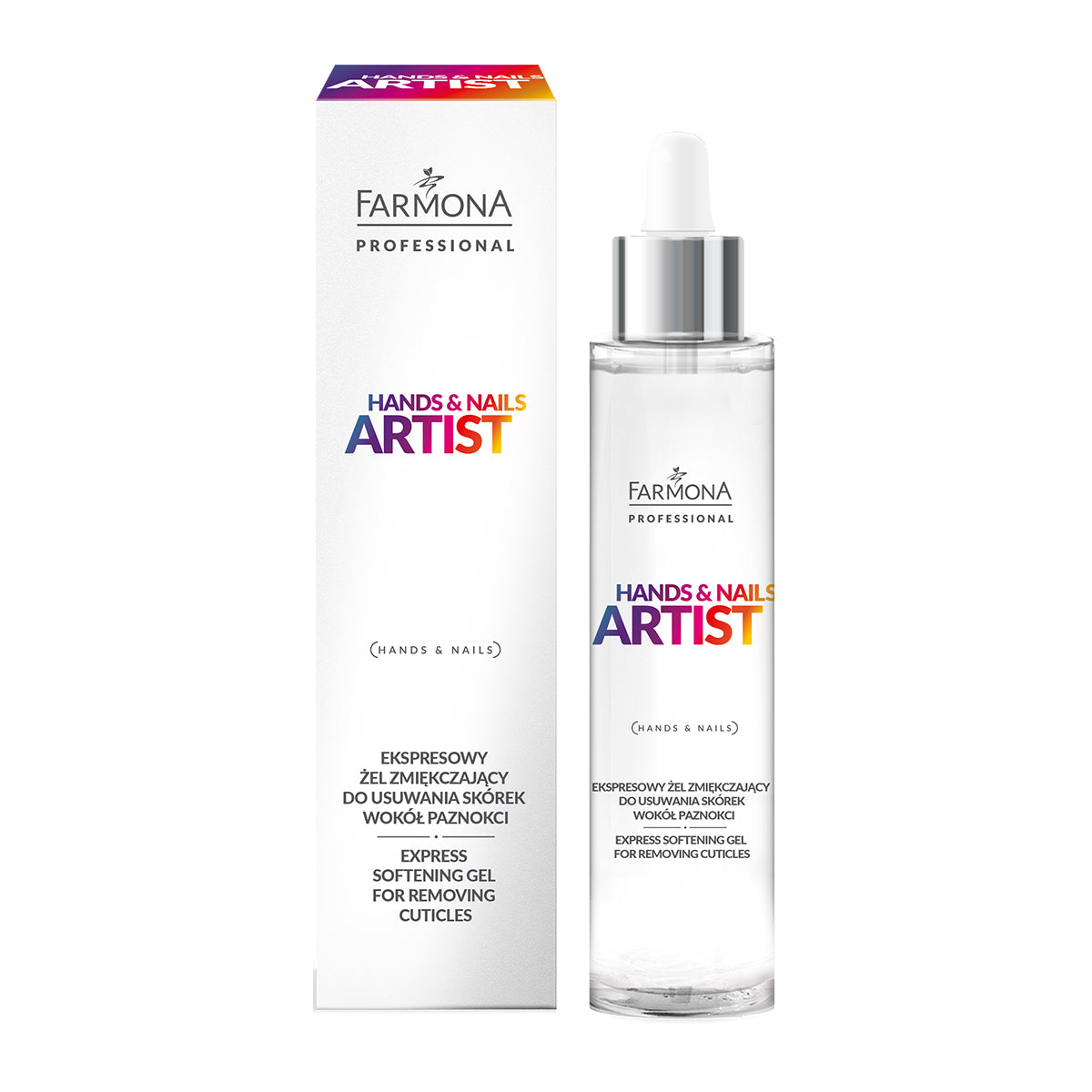 Farmona Hands & Nails Artist Express blødgørende gel til fjernelse af neglebånd omkring negle 50 ml