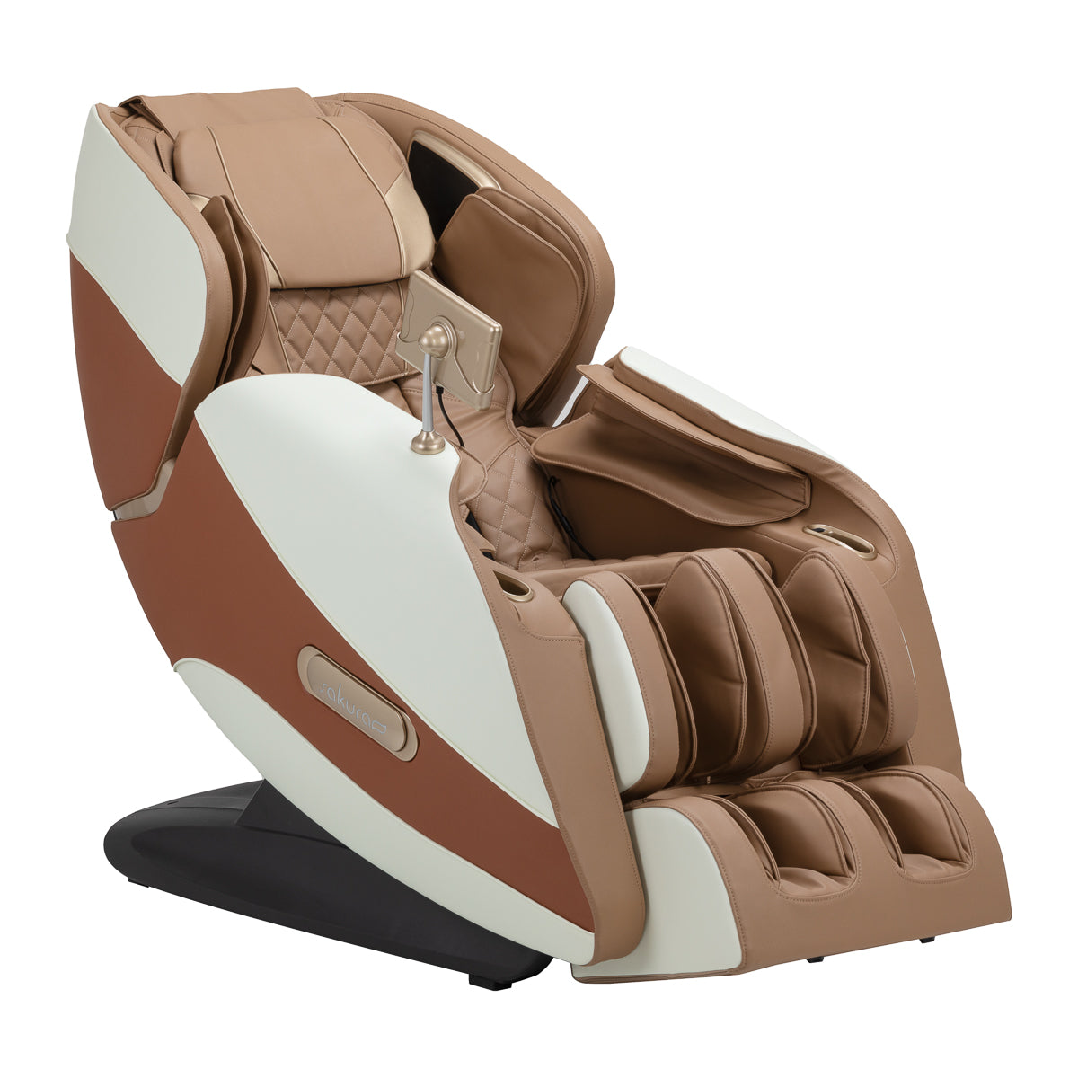 Sakura Luxury 808 massagestol hvid og beige