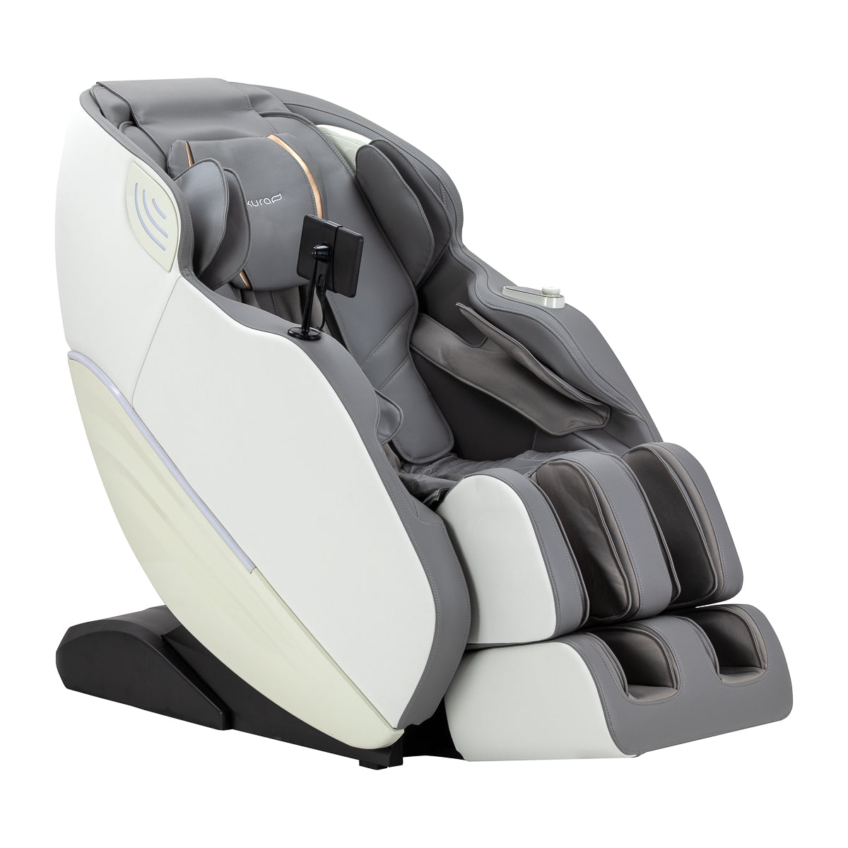 Massage chair 3D Sakura Maximus 809 white and grey