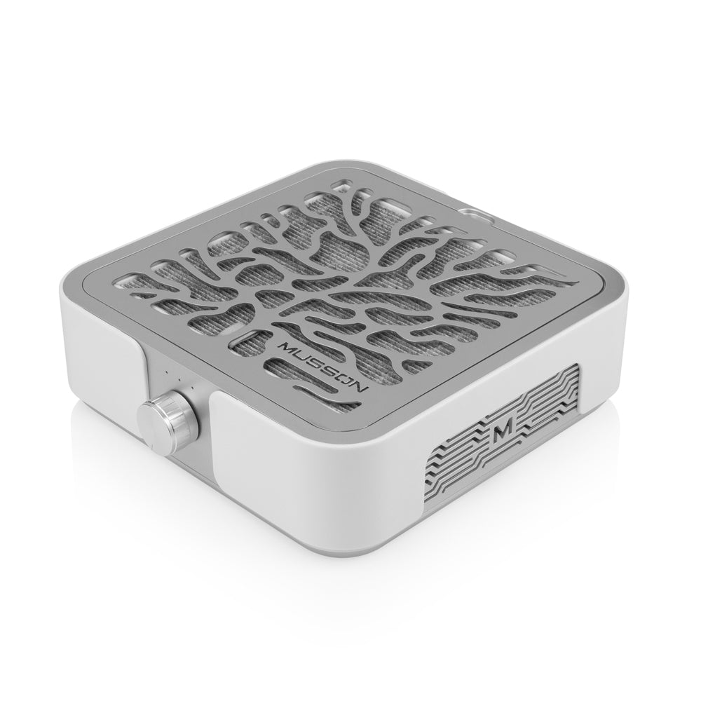 MUSSON X3 SILVER 72W Nail Dust Collector for Manicure and Pedicure