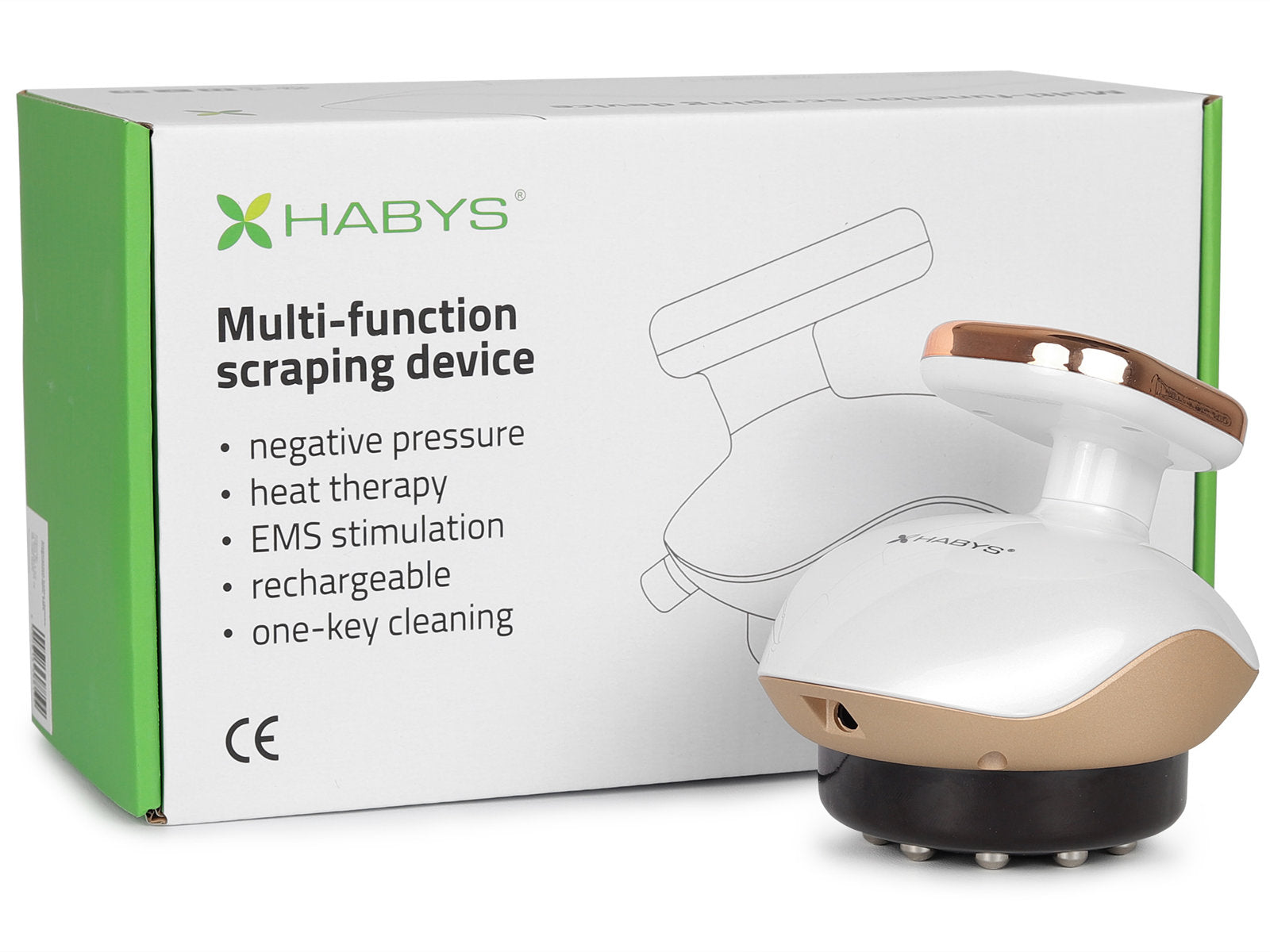 Kropselektrisk massagekopper, EMS og infrarød