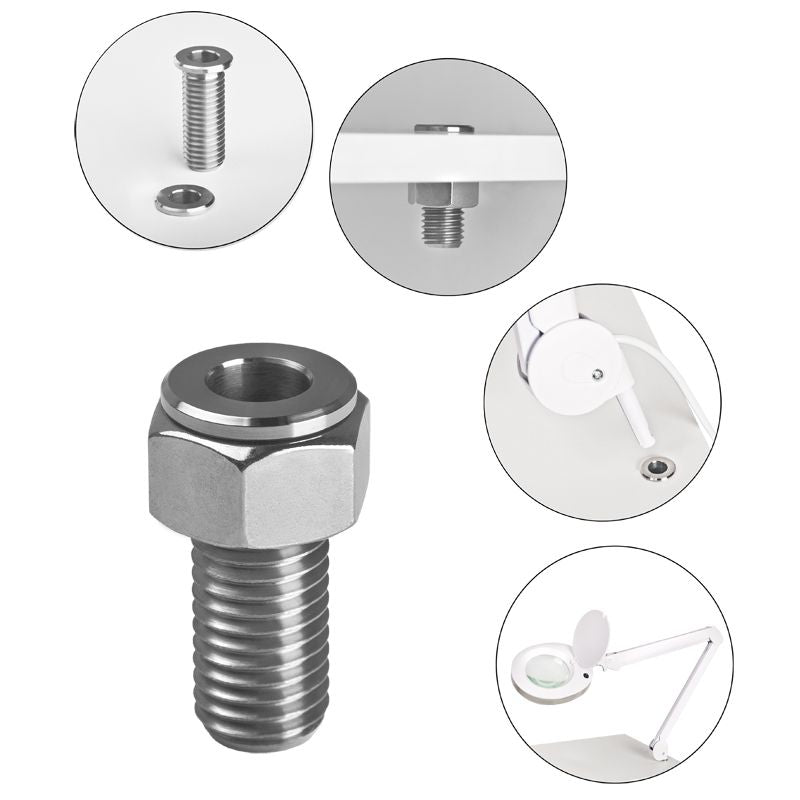 Inox rørforstørrelseslampeholder