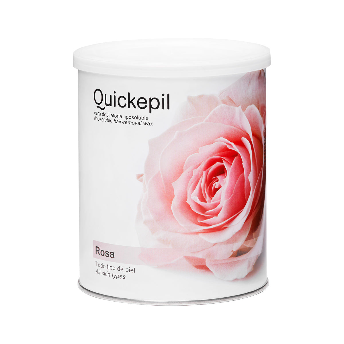 Quickepil hårfjerningsvoks dåse rose 800 ml