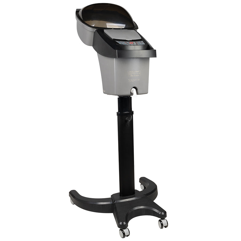 Sølv stående frisørsauna med aktiv ozon