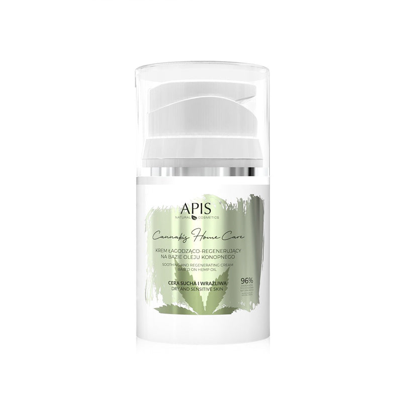 Apis beroligende og regenererende creme baseret på hampolie 50 ml
