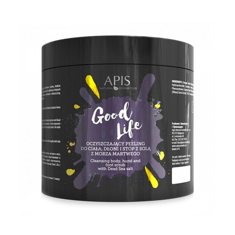 Apis Good Life rensende krop, hånd- og fodscrub, 700 g
