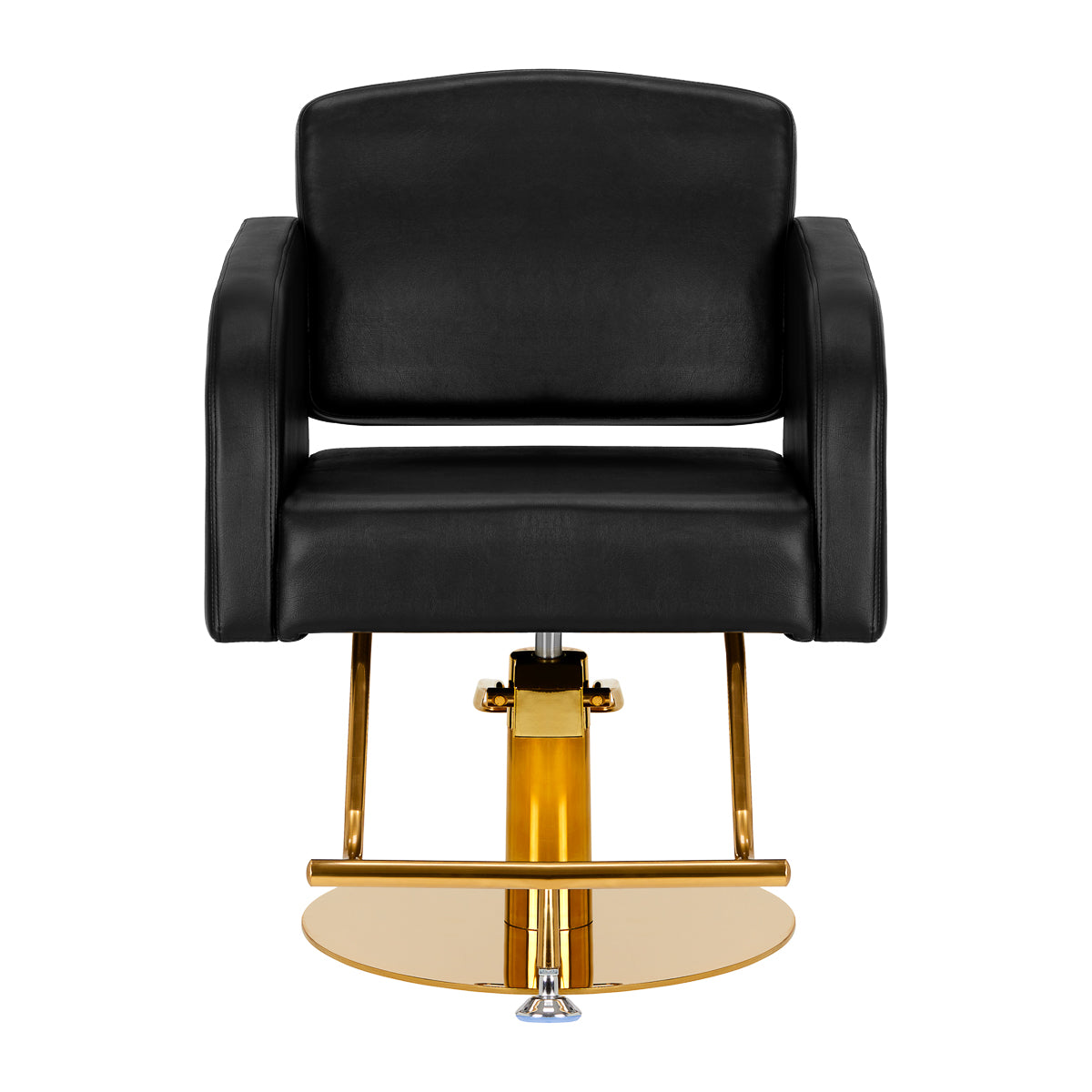 Hairdressing chair Gabbiano Turyn black gold